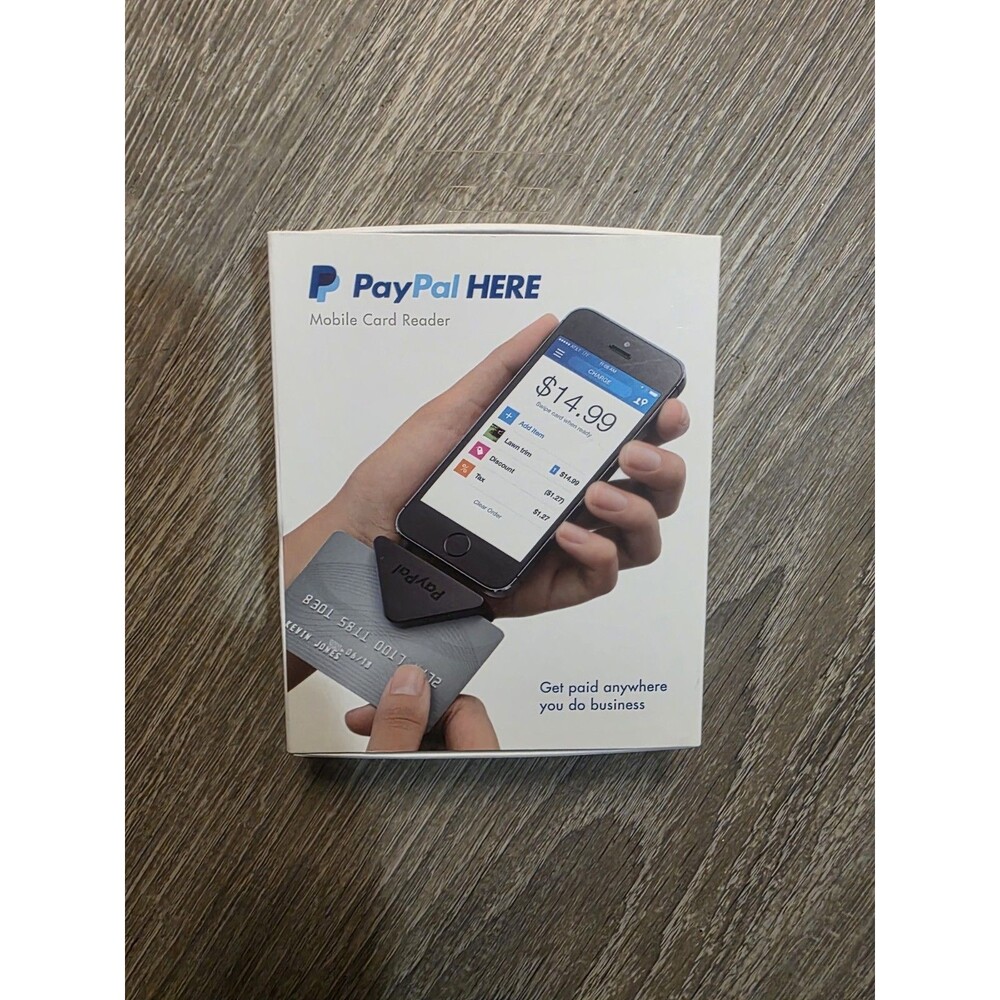 PayPal Mobile Credit Card Reader Swiper iPhone and Android 3.5mm Headphone Jack